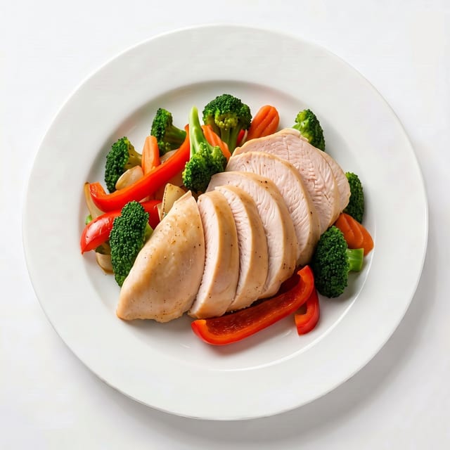 Steamed Chicken.