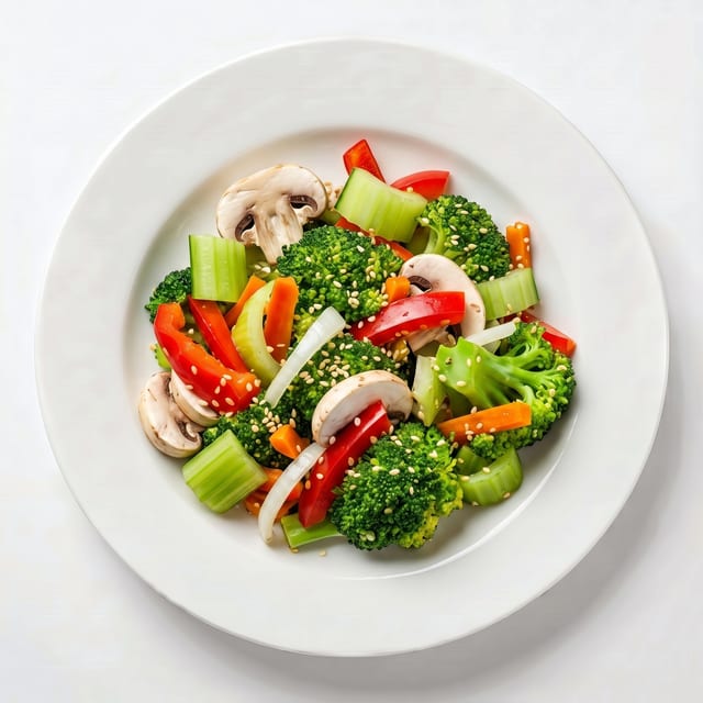 Steamed Vegetables.