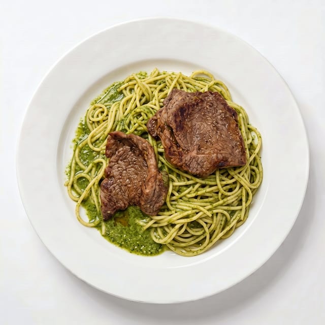 Peruvian Spaghetti Pesto.