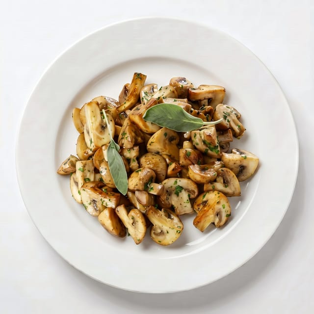 Sauteed Mushrooms.