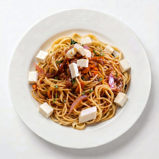 Peruvian Style Spaghetti.