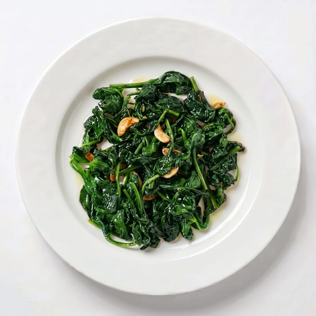 Sautéed Spinach with Garlic.