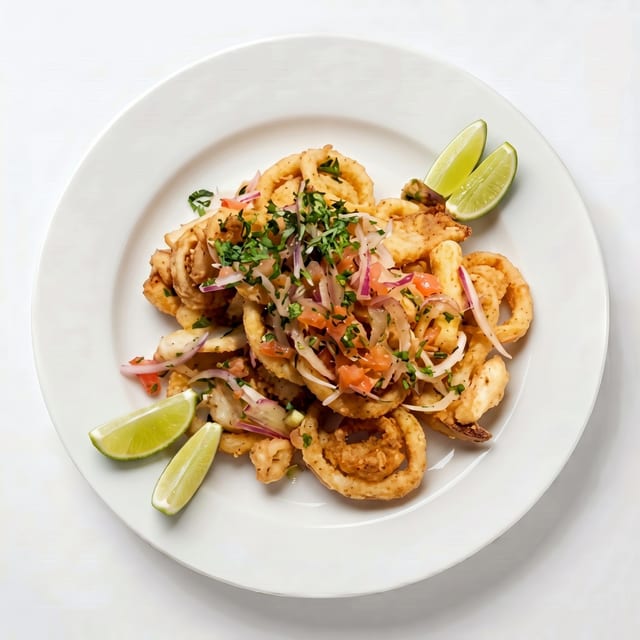 Fried Seafood and Yucca Fries.